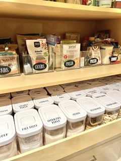 View Food Pantry, Baking Supplies, Professional Organizer, Kitchen Organization - Julia Pinsky, Beverly Hills, CA