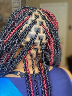 View Red, Hair Color, Women's Hair, Black, Protective, Hairstyles, Locs, Hair Extensions - Faith Ferguson, Houston, TX