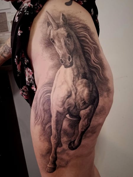 Image of  Tattoos, Tattoo Style, Black & Grey, Realism