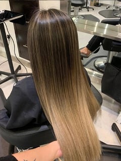 View Hair Color, Straight, Hair Length, Long, Women's Hair, Hairstyles - Makena Maher, Las Vegas, NV