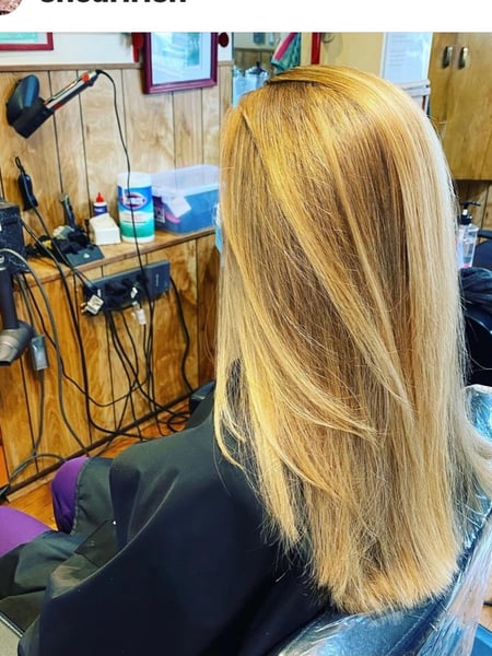 Image of  Women's Hair, Highlights, Hair Color, Hair Length