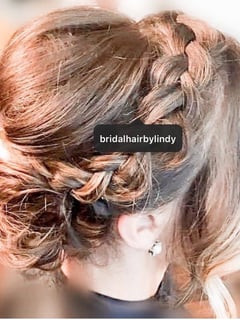 View Updo, Women's Hair, Hairstyle, Braid (Boho Chic), Bridal Hair, Beachy Waves, Curls, Vintage (Hair) - Lindy Esquivel, Plainfield, IL