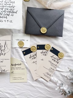 View Calligraphy, Calligraphy Service, Place Cards, Wedding Stationary - Alina Gutierrez, Roseville, CA