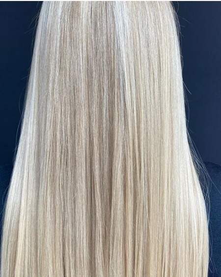 Image of  Women's Hair, Blonde, Hair Color, Balayage, Highlights, Long, Hair Length, Straight, Hairstyles