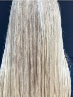 View Blonde, Hairstyles, Straight, Hair Length, Long, Highlights, Balayage, Hair Color, Women's Hair - Bethany , Plano, TX