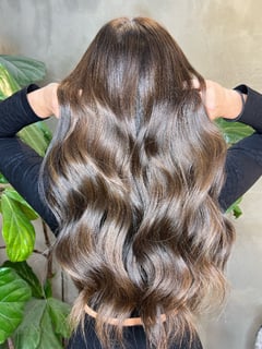 View Brunette, Hair Extensions, Fusion, Full Color, Hair Color, Women's Hair - Meri Kate O’Connor, Los Angeles, CA