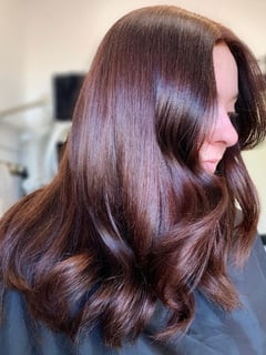 View Long Hair (Upper Back Length), Balayage, Brunette Hair, Women's Hair, Hair Color, Hair Length - Nina Nears, San Diego, CA
