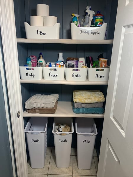Image of  Professional Organizer, Home Organization, Bathroom, Storage, Closet Organization, Linens, Medicine Cabinet