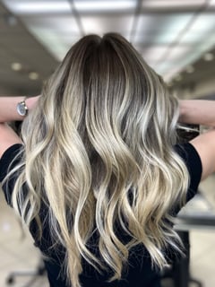 View Hair Length, Pixie, Short Ear Length, Long, Haircuts, Beachy Waves, Hairstyles, Natural, Straight, Permanent Hair Straightening, Women's Hair, Hair Color, Balayage, Blonde, Color Correction, Brunette, Fashion Color, Foilayage, Shoulder Length - Silk, New York, NY