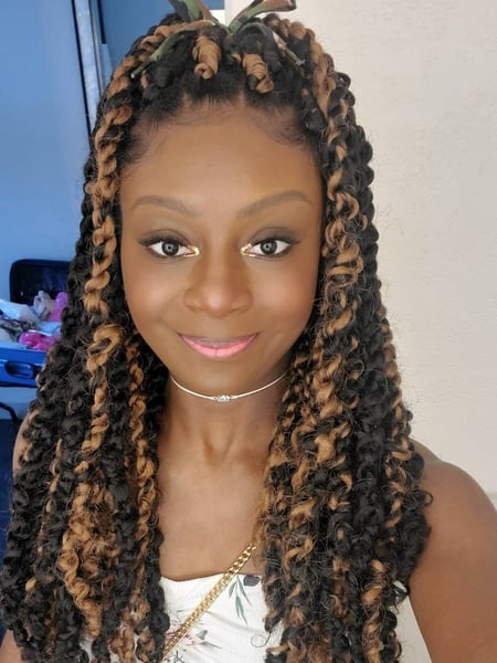 Image of  Hair Texture, 4B, Braids (African American), Protective, Hair Extensions, Women's Hair, Hairstyles