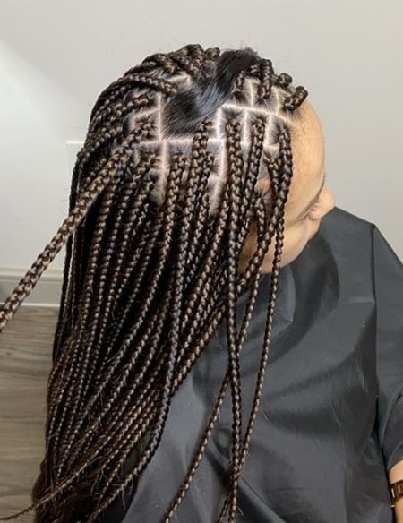 Image of  Women's Hair, Hairstyles, Braids (African American)