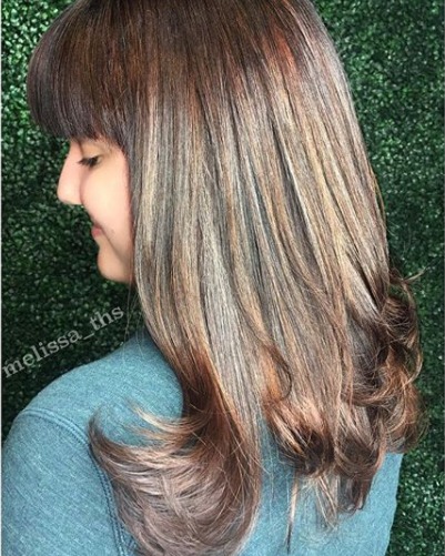 Image of  Women's Hair, Color Correction, Hair Color, Medium Length, Hair Length, Layered, Haircuts, Wigs, Hairstyles