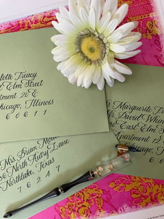 View Envelope Addressing, Calligraphy, Calligraphy Service - Katherine Glattard, Wilmette, IL