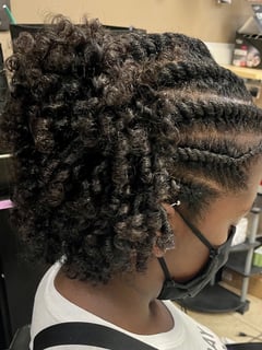 View Women's Hair, Haircuts, Curly, Curly, Hairstyles, Natural, Updo - Trecia S, Columbia, SC