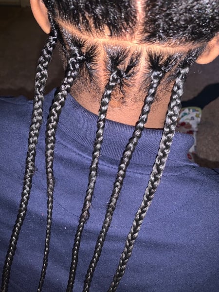 Image of  Kid's Hair, Braiding (African American), Hairstyle, Protective Styles, Haircut