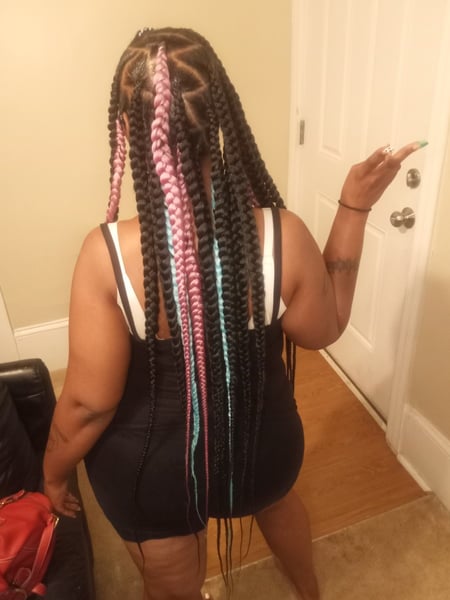 Image of  Women's Hair, Braids (African American), Hairstyles, Hair Extensions, Protective, Weave