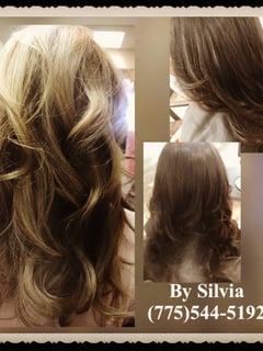 View Shoulder Length, Hair Length, Long, Hair Color, Blonde, Blowout, Women's Hair, Haircuts, Layered - Henry Lopez, Sparks, NV