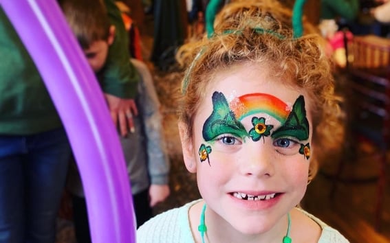 View Leprechaun, Event Type, Corporate Event, Face Painting, Bumble Bee, Rainbow, Balloon Decor, Animals, Butterfly, Characters, Fairy, Shapes & Things - Asma Bohra, Orland Park, IL