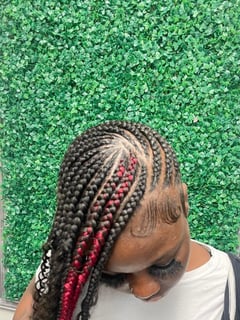 View Women's Hair, Long, Hairstyles, Boho Chic Braid, Braids (African American), Hair Length - Tiana Reid, Orlando, FL