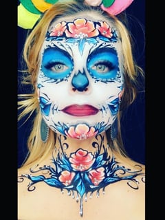 View Face Painting, Characters, Skeleton, Shapes & Things, Flowers - Leana Kane, Elgin, IL