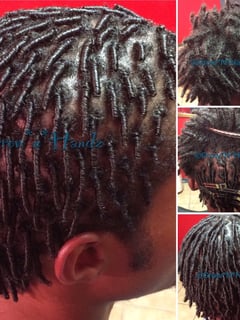 View Women's Hair, Hair Color, Locs, Braids (African American), Brunette, Hairstyles - Shantel B, San Antonio, TX