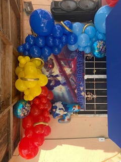 View Event Type, Birthday, Colors, Blue, Yellow, Red, Balloon Decor - Vashanna Moorer, Boca Raton, FL