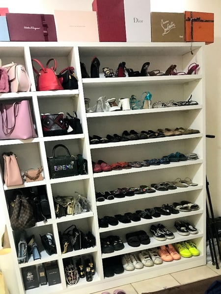 Image of  Professional Organizer, Home Organization, Bedroom, Living Room, Storage, Kid's Playroom, Garage, Master Closet, Closet Organization, Hanging Clothes, Shoe Shelves, Folded Clothes, Jewelry, Handbags, Hats, Linens, Medicine Cabinet, Cleaning Supplies, Kids Room Organization, Kids Closet, Office