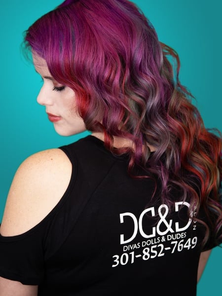 Image of  Fashion Color, Ombré, Balayage, Women's Hair, Hair Color, Full Color