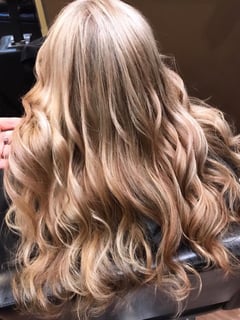 View Curly, Women's Hair, Haircuts, Hair Length, Long, Blonde, Highlights, Hair Color, Hairstyles, Blowout, Layered - Stefanie Bergman, Phoenix, NY