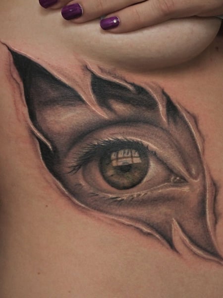 Image of  Tattoos, Tattoo Bodypart, Under Boob 