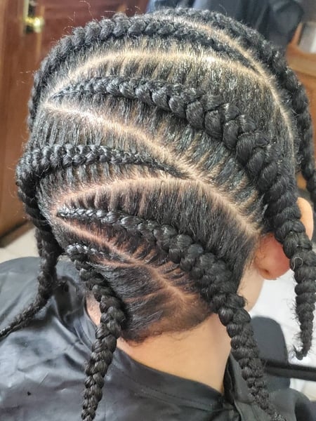 Image of  Hair Texture, 4A, Braids (African American), Women's Hair, Hairstyles