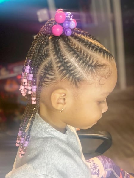 Image of  Girls, Haircut, Kid's Hair, Protective Styles, Hairstyle