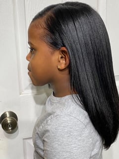 View Permanent Hair Straightening, Women's Hair, Blowout, Hair Color, Black, Long, Hair Length, Haircuts, Hairstyles, Natural, Silk Press - mikela alexander, Harrisburg, PA
