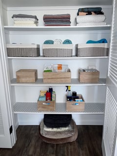 View Closet Organization, Professional Organizer, Folded Clothes, Linens, Medicine Cabinet - Alana Frost, San Diego, CA