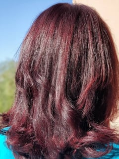 View Red, Haircut, Long Hair, Hair Color, Men's Hair - Helene Lewton, Tucson, AZ