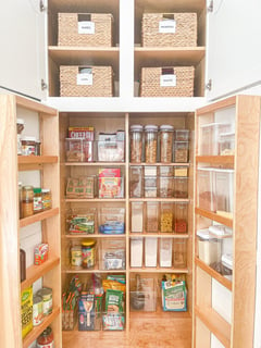 View Professional Organizer, Kitchen Shelves, Food Pantry, Kitchen Organization - Molly Heartfield, Boston, MA