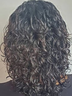 View Hair Color, Women's Hair, Black, Hairstyles, Curly, Haircuts, Curly, Hair Length, Shoulder Length - Jessica , Mount Pleasant, SC