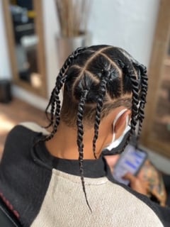 View Protective, Hairstyles, Braids (African American) - Rosa Gamez, San Francisco, CA