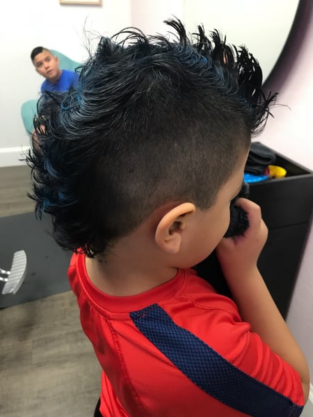 Image of  Mohawk, Hairstyle, Kid's Hair, Boys, Haircut