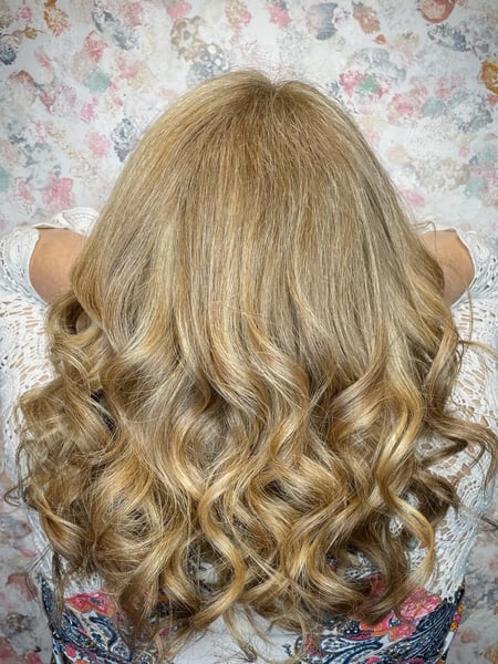 Image of  Layered, Haircuts, Women's Hair, Blowout, Curly, Hairstyles, Balayage, Hair Color, Foilayage, Long, Hair Length
