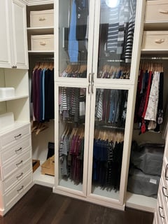 View Closet Organization, Medicine Cabinet, Linens, Hats, Handbags, Jewelry, Folded Clothes, Shoe Shelves, Hanging Clothes, Professional Organizer - Taya Wright, Houston, TX