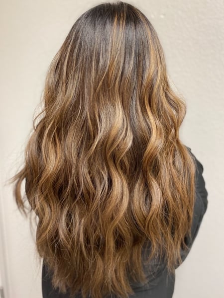 Image of  Women's Hair, Balayage, Hair Color, Foilayage, Brunette