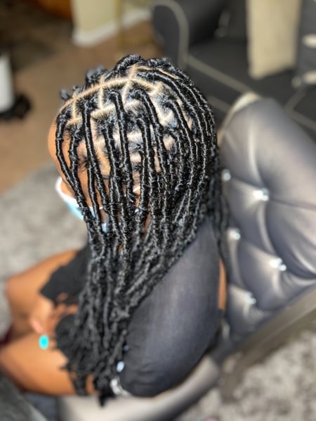 Image of  Women's Hair, Braids (African American), Hairstyles, 2A, Hair Texture, 2B, 2C, 3A, 4C, 4B, 4A, 3C, 3B, Protective, Weave, Blowout, Hair Restoration