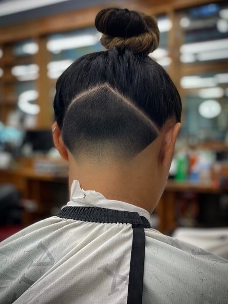 Image of  Shaved, Haircuts, Women's Hair