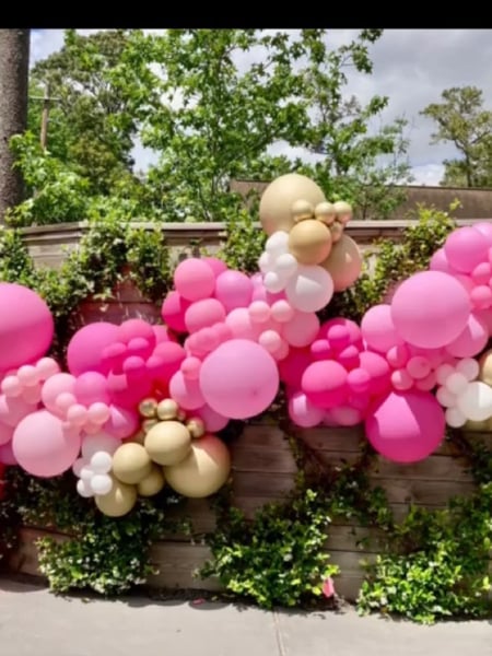 Image of  Balloon Decor, Arrangement Type, Balloon Garland, Event Type, Birthday, Baby Shower, Wedding, Graduation, Holiday, Corporate Event, School Pride