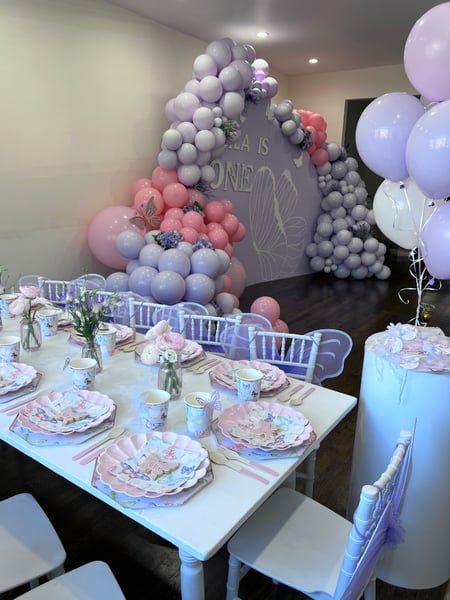 Image of  Balloon Decor, Arrangement Type, Helium Bouquet, Balloon Wall, Balloon Composition, Balloon Garland, Balloon Arch, Event Type, Birthday, Baby Shower, Wedding, Graduation, Holiday, Valentine's Day, Corporate Event, Accents, Flowers, Characters, Lighted Signs, Balloon Column, School Pride, Banner