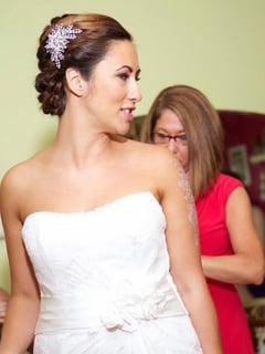 View Bridal Hair, Hairstyle, Women's Hair, Updo, Braid (Boho Chic) - Stefanie Bergman, Phoenix, NY