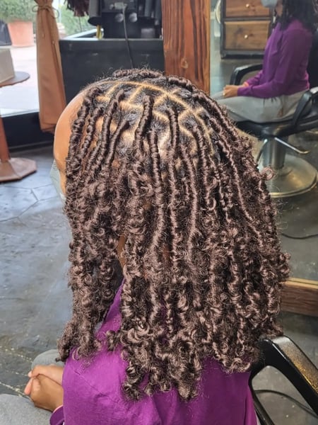 Image of  Braids (African American), Hairstyles, Women's Hair, Natural, Locs, Protective