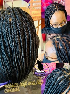 View Women's Hair, Hair Restoration, Permanent Hair Straightening, Hair Texture, Weave, Updo, Straight, Protective, Natural, Locs, Curly, Braids (African American), Boho Chic Braid, Hair Extensions, Hairstyles, Beachy Waves, Blowout - Octavia S Addison, Charlotte, NC