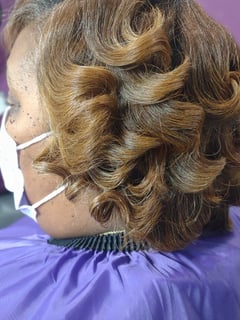 View Hairstyles, Women's Hair, Natural, Silk Press, Permanent Hair Straightening - Pixie An Presses, Riverdale, GA